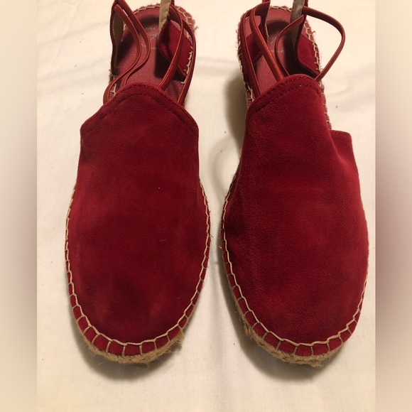 Toni Pons Origins,Tremp red suede espadrille wedge,sling back,look brand new, 10 - Picture 2 of 10